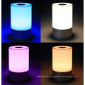 Portable Wireless Touch Sensor LED Lamp with Dimmable 3 Level Warm White Light & Six Color Changing RGB